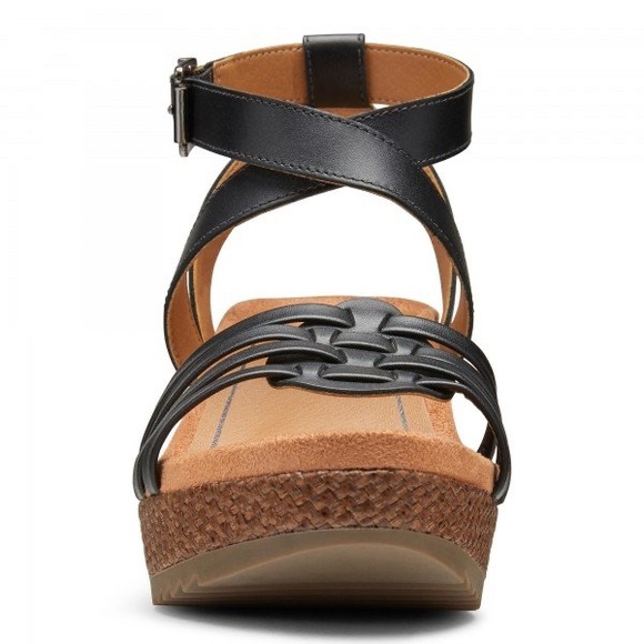 Vionic Clarisa raffia black NEW - Picture 4 of 5